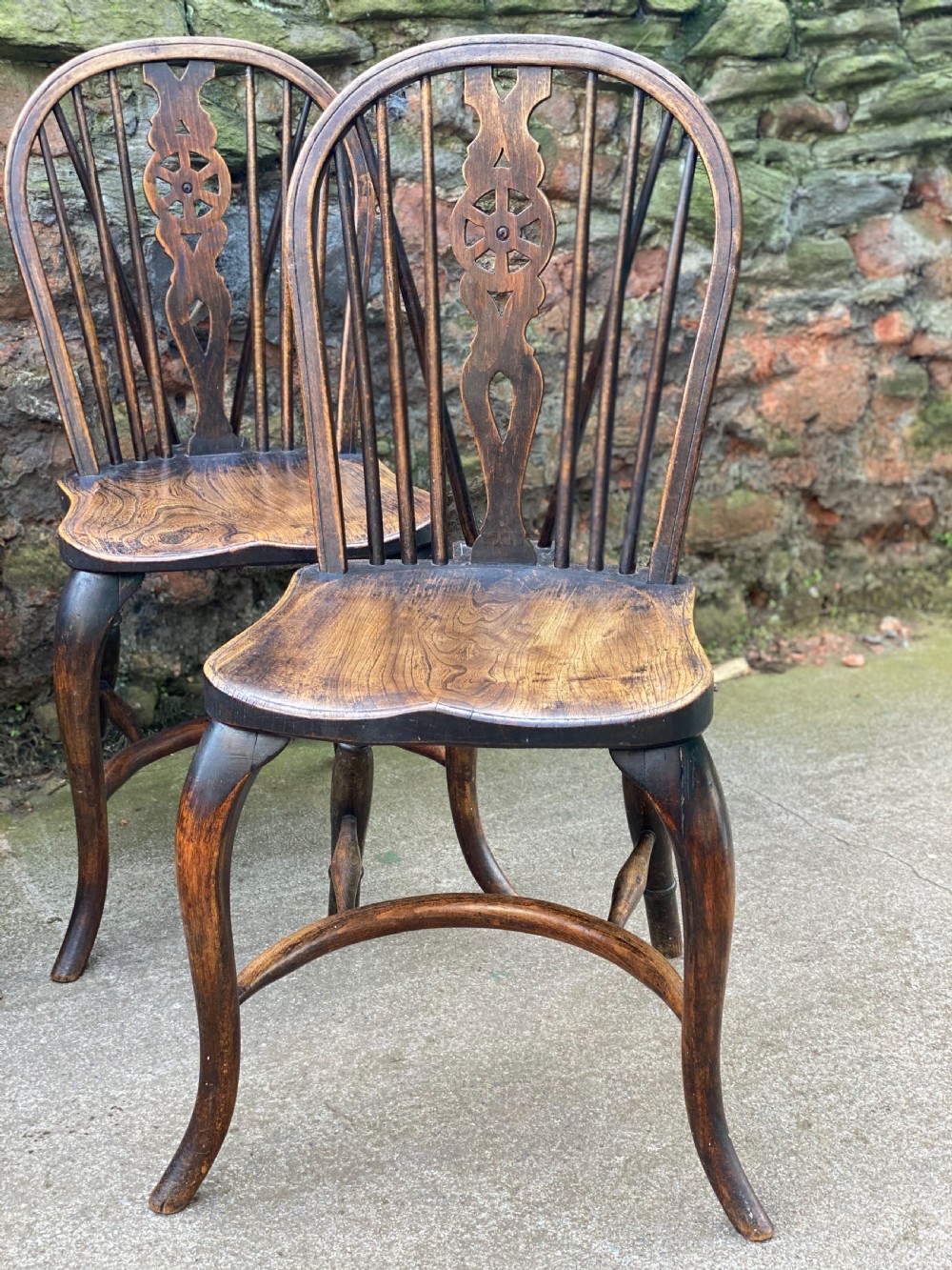 Set of four Windsor wheelbacks  View IV