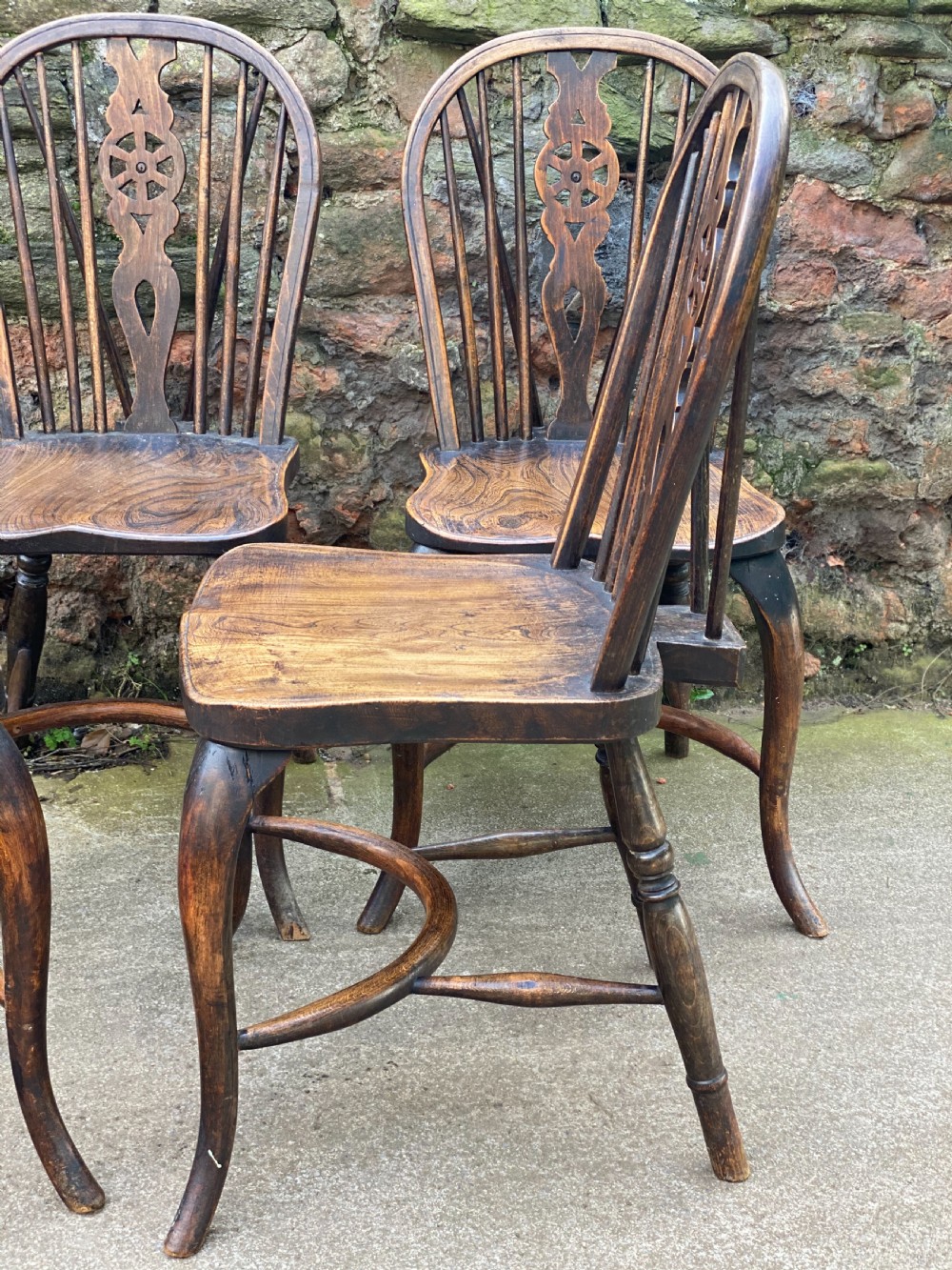 Set of four Windsor wheelbacks  View V