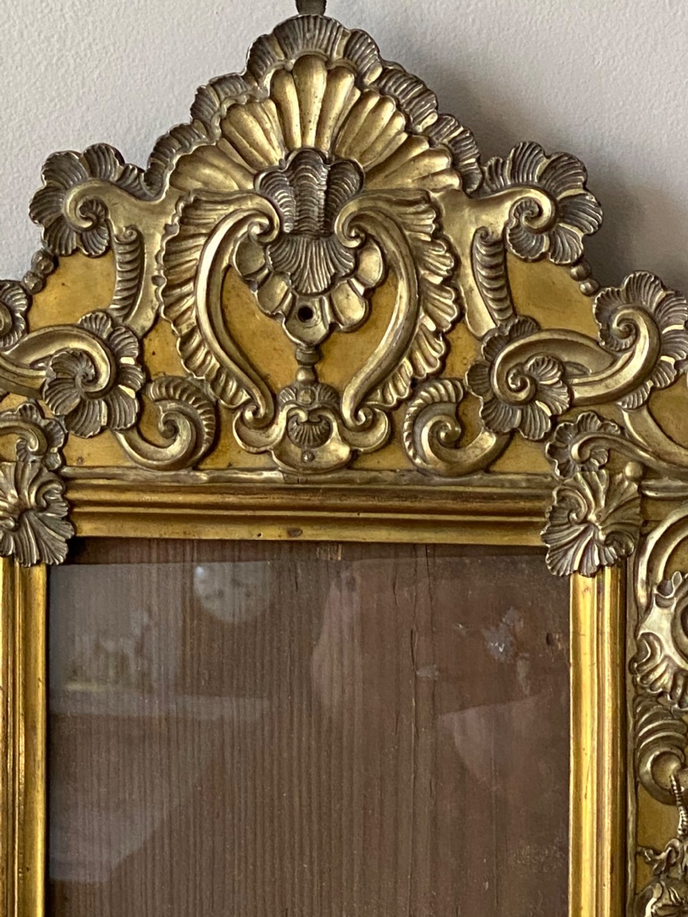 C18th pair of reposse easel mirrors  View III