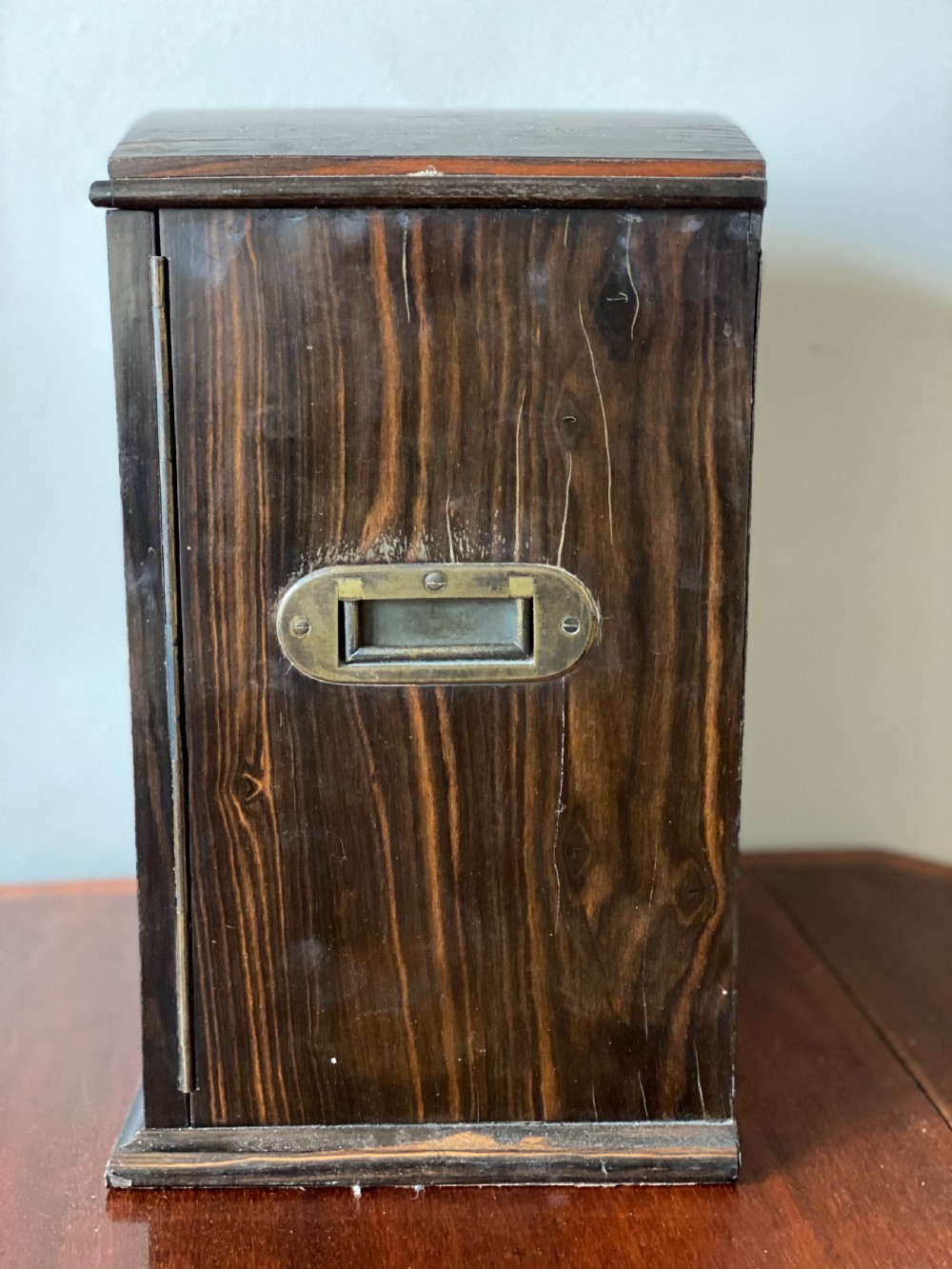 C19th coromandel jewellery casket table cabinet  View IV