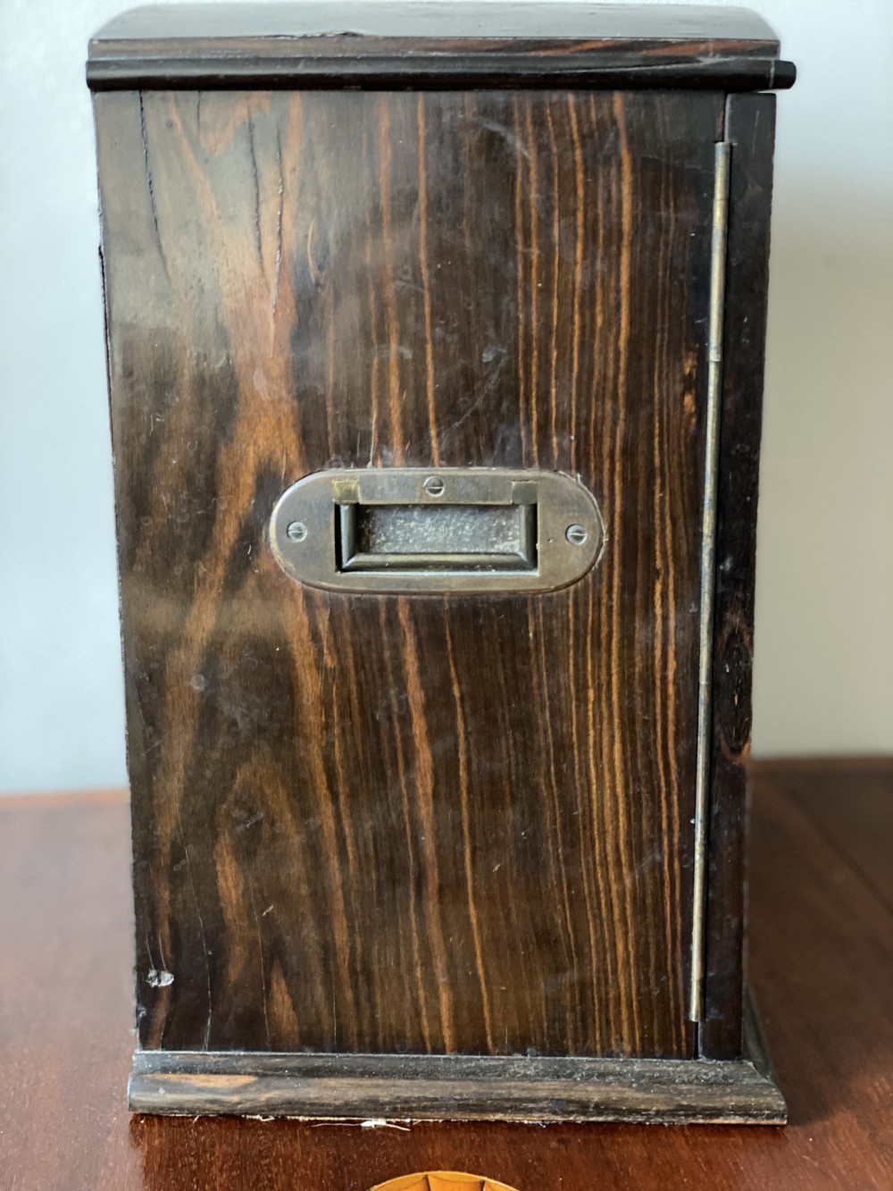 C19th coromandel jewellery casket table cabinet  View II