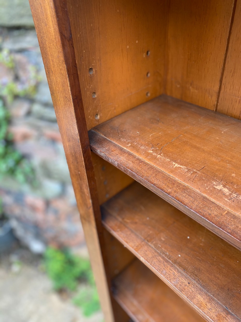 C19th Small mahogany bookcase on dwarf base  View VIII
