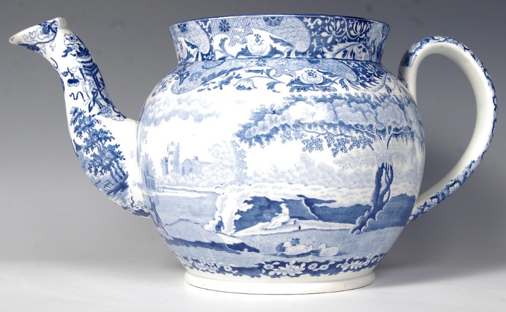 C19th oversized display model teapot 
