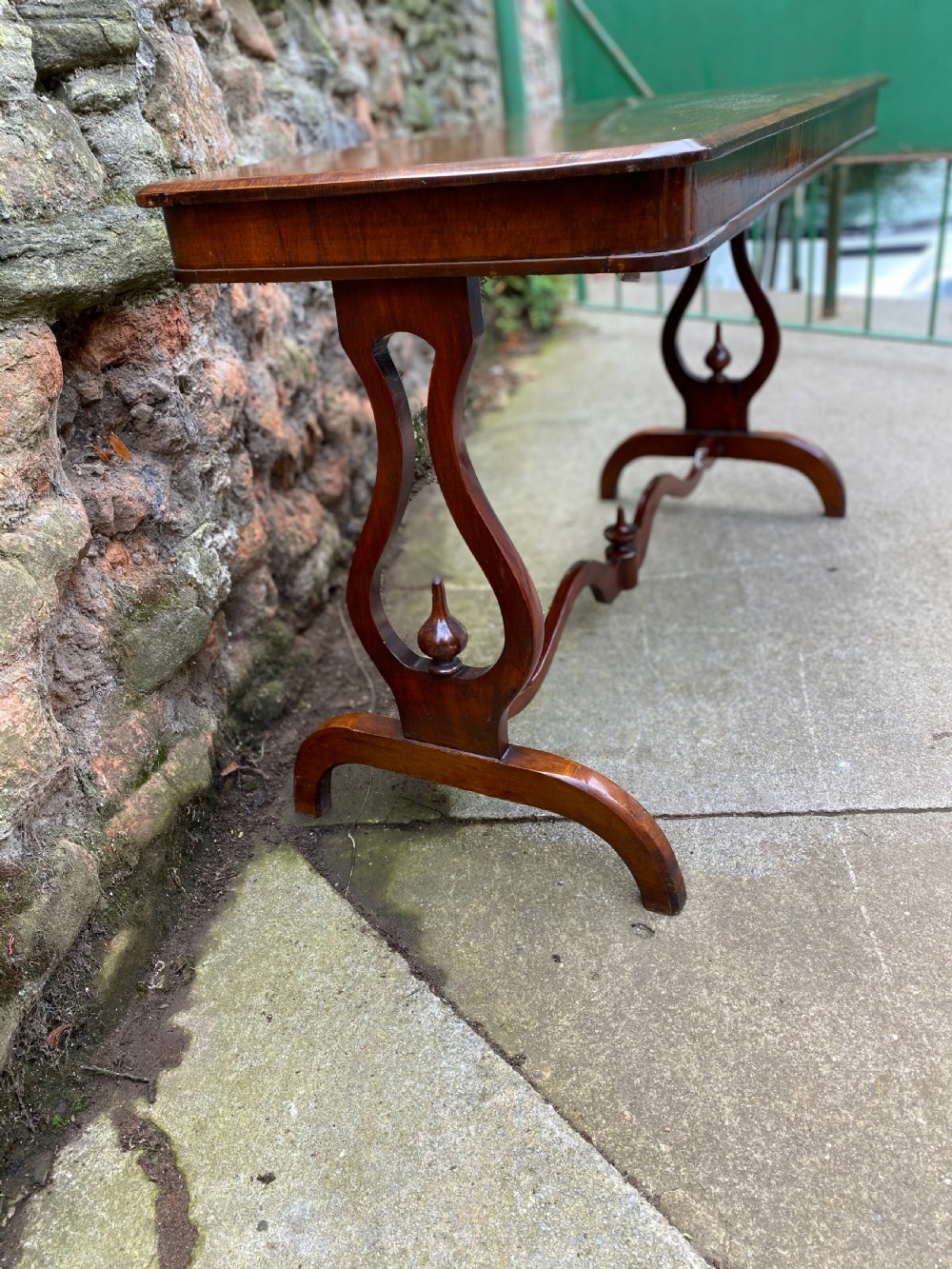 C19th Walnut side table  View III