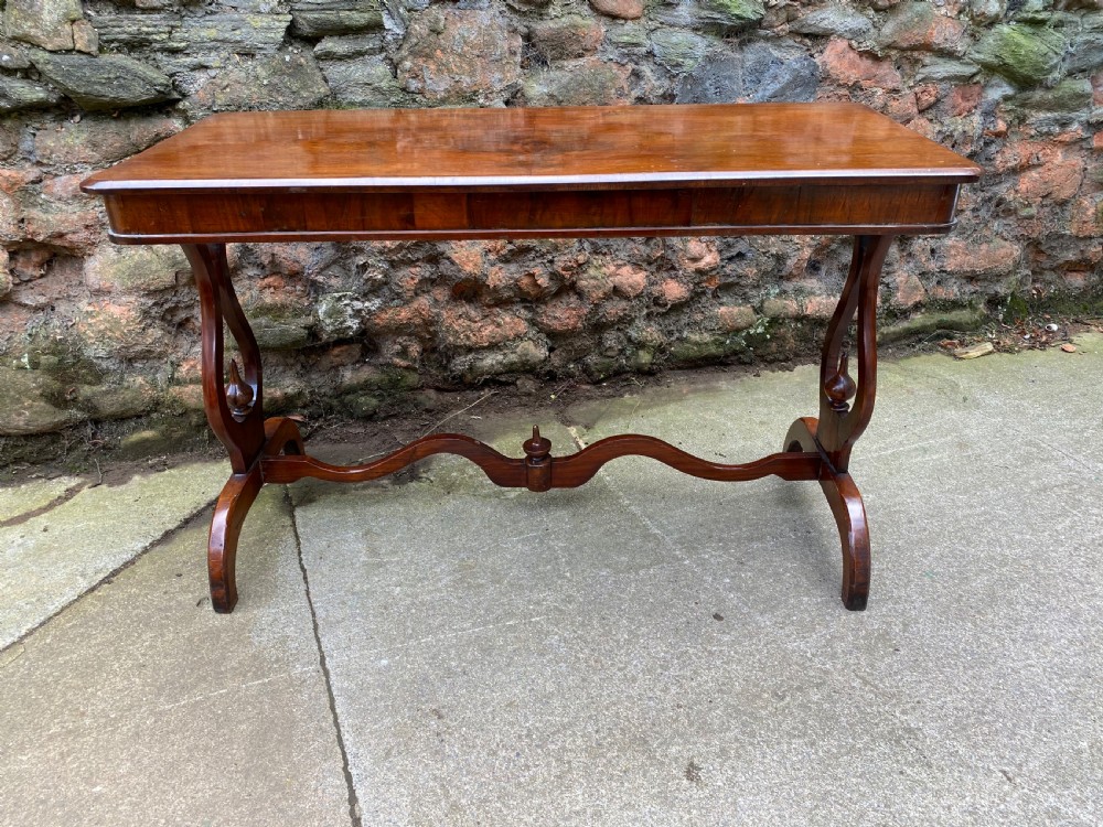 C19th Walnut side table  View IV