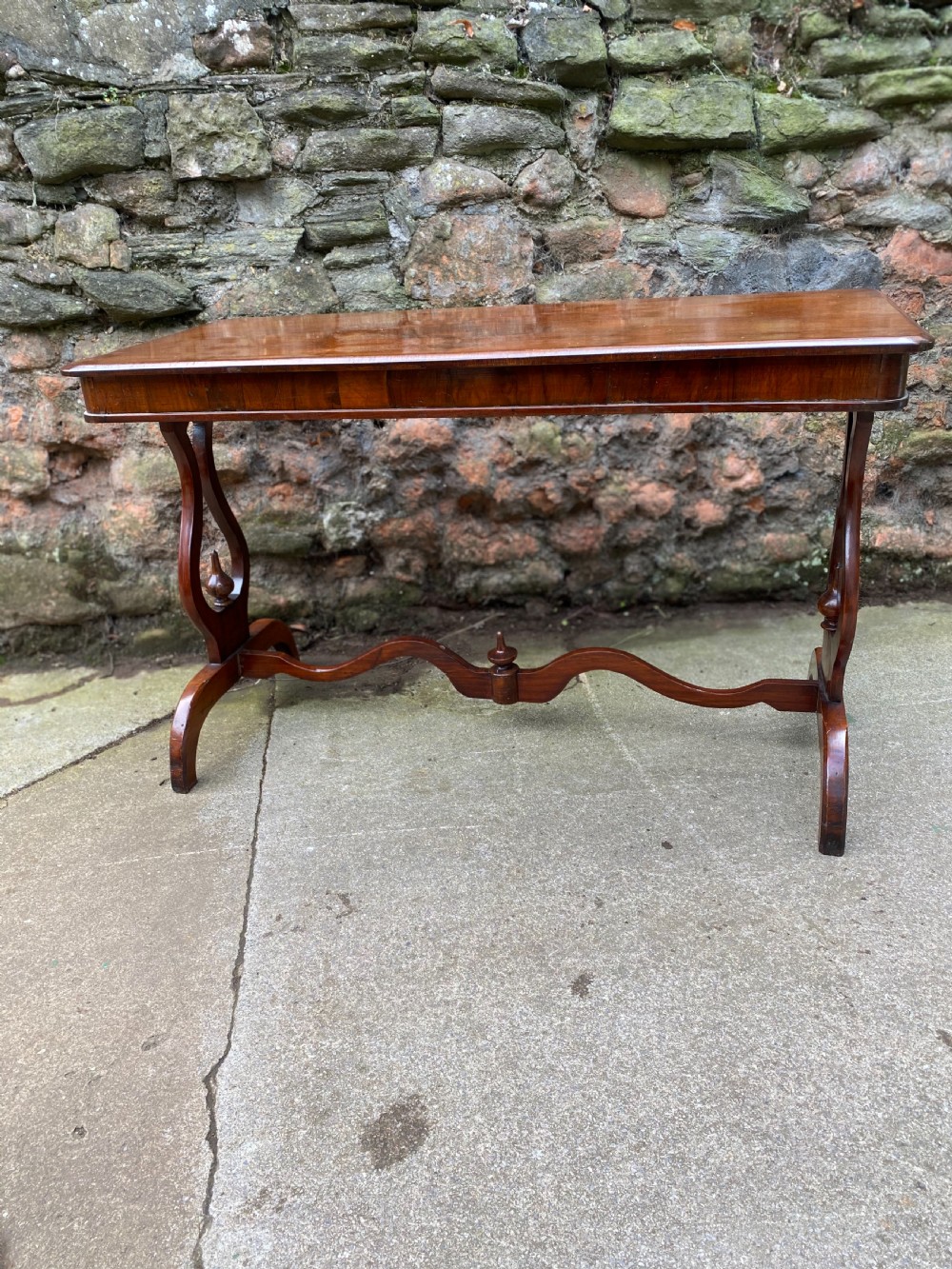 C19th Walnut side table  View V