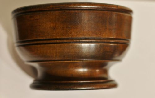 GOOD 19TH CENTURY WELSH FRUITWOOD SALT - ADDITIONAL PHOTO 1