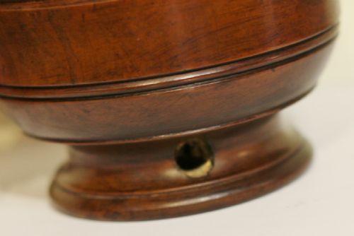 GOOD 19TH CENTURY WELSH FRUITWOOD SALT - ADDITIONAL PHOTO 5