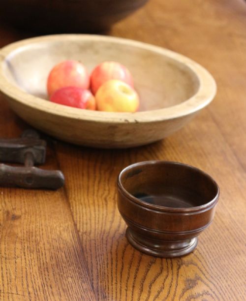 GOOD 19TH CENTURY WELSH FRUITWOOD SALT - ADDITIONAL PHOTO 6