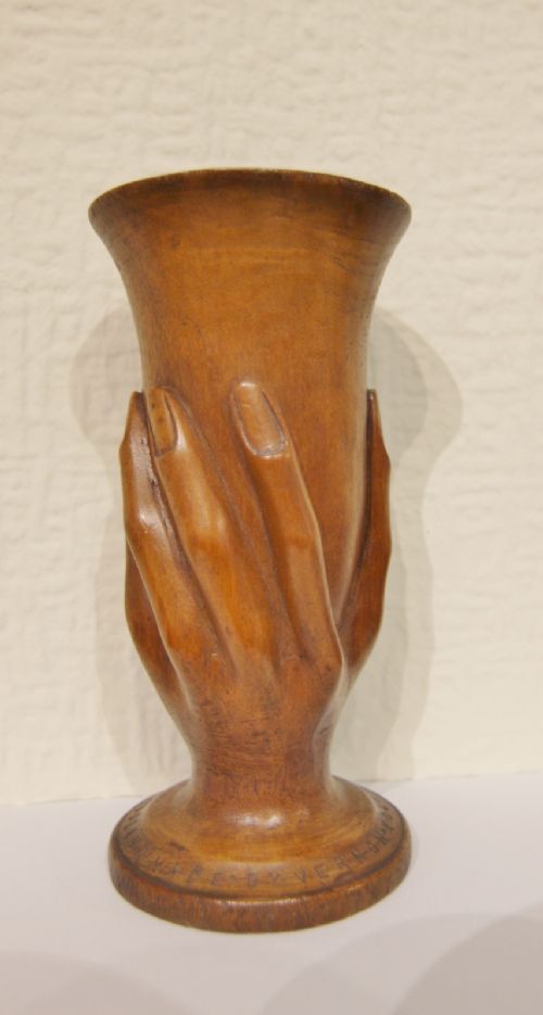 LATE 19TH CENTURY PITCAIRN ISLAND LOVING CHALICE