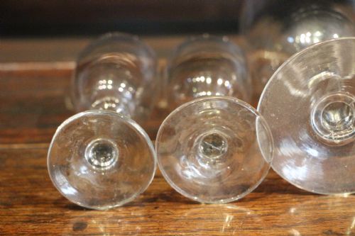 A COLLECTION OF 5 19TH CENTURY HAND BLOWN GLASSES - ADDITIONAL PHOTO 6
