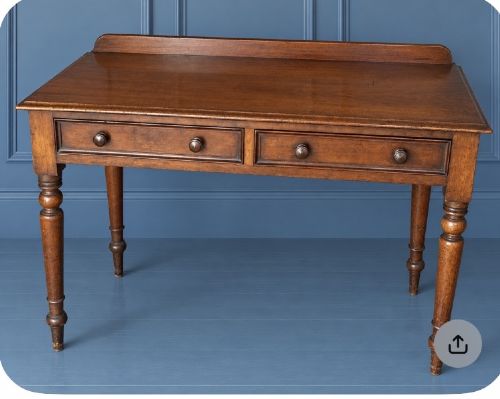 Gillows Quality Two Drawer Writing Table