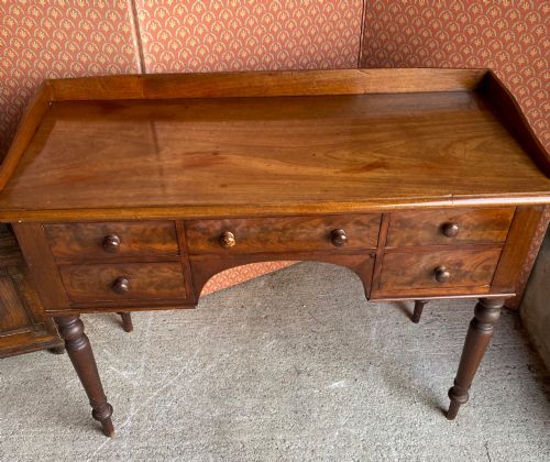 Victorian Five Drawer Writing Desk