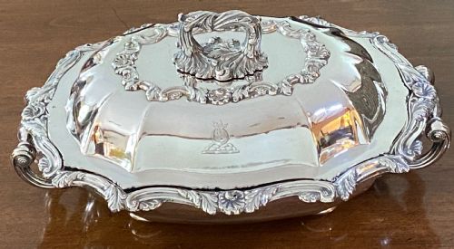 Silver Plated Warming Dish. Regency