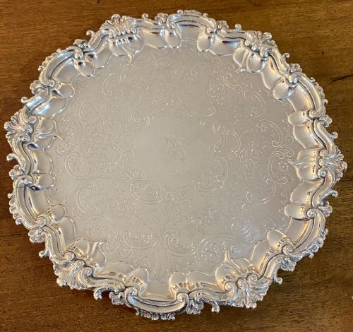 George III  Silver Plated Salver