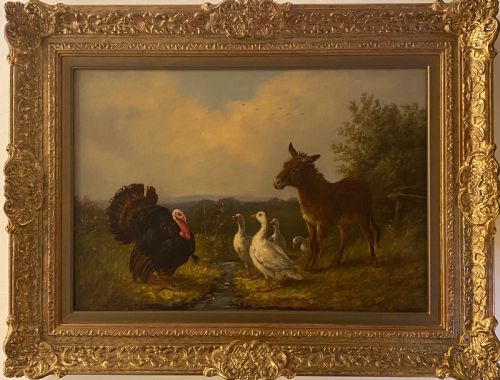 Oil on Canvas Attributed to Herbert William Weeks (Act 1856-1904)