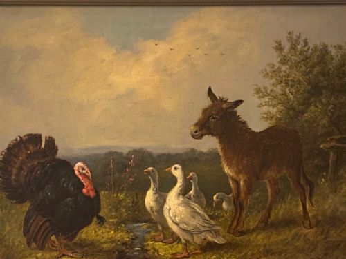 fig 1. Oil on Canvas attributed to Herbert William Weeks (act 1856-1904)