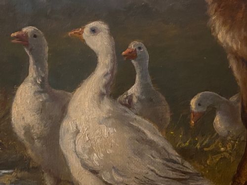 fig 2. Oil on Canvas attributed to Herbert William Weeks (act 1856-1904)