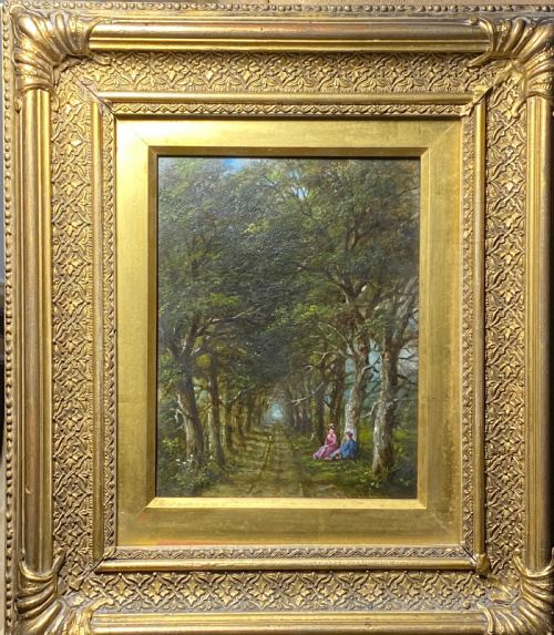 Robert Burrows (1810-1883) Oil on Panel
