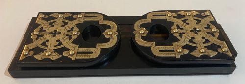Victorian Brass Mounted Coromandel Book Slide