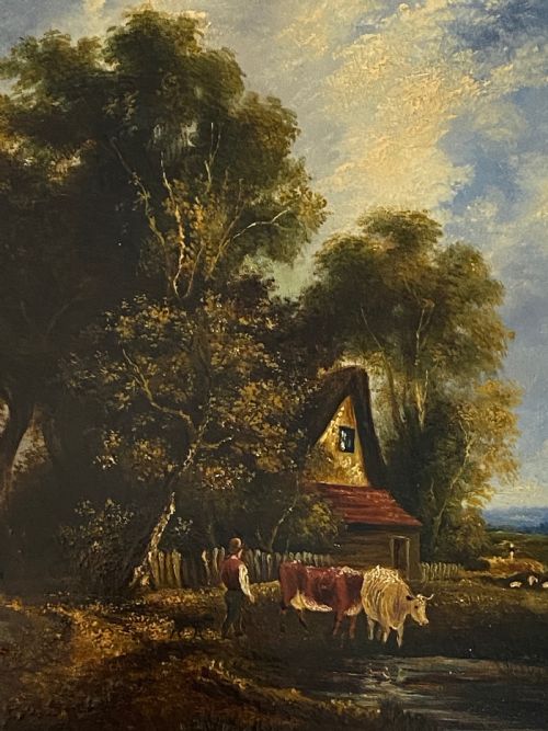 fig 1. Circle of John Crome (1768-1817) Oil on Panel. 18th Century.