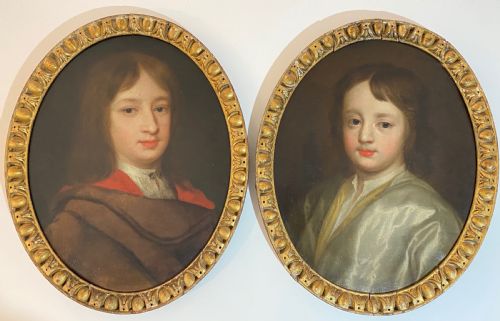fig 1. 17th Century Pair of Anglo-Irish Portraits