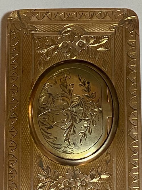 fig 1. French Gilt Brass Musical Automata Box with Singing Bird