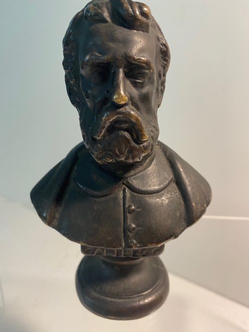 Bronze Portrait Bust of Galileo