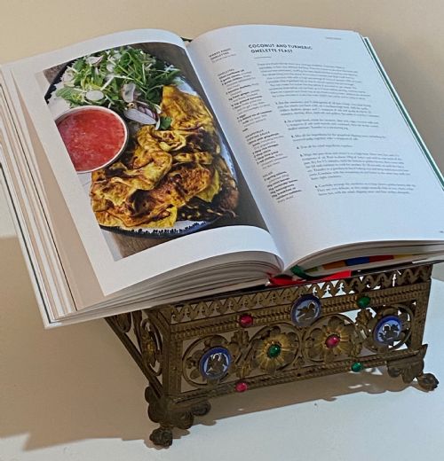 fig 1. French Gilt Filigree Metal and Gemstone Church Lectern. 1884.
