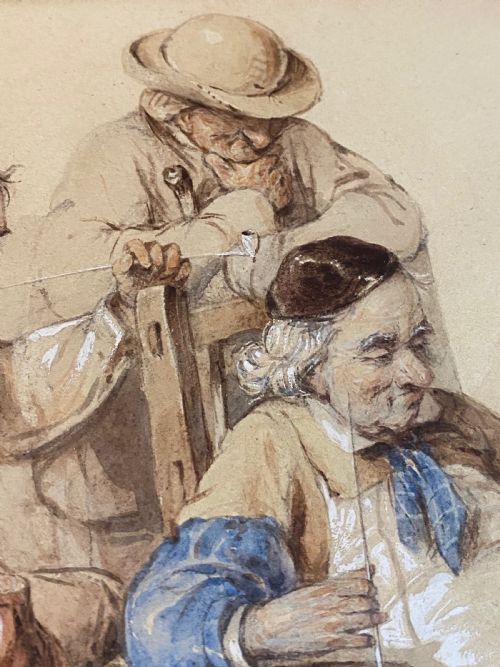 fig 3. Irish Artist Robert Richard Scanlan (1801-1876) Pair of Watercolours