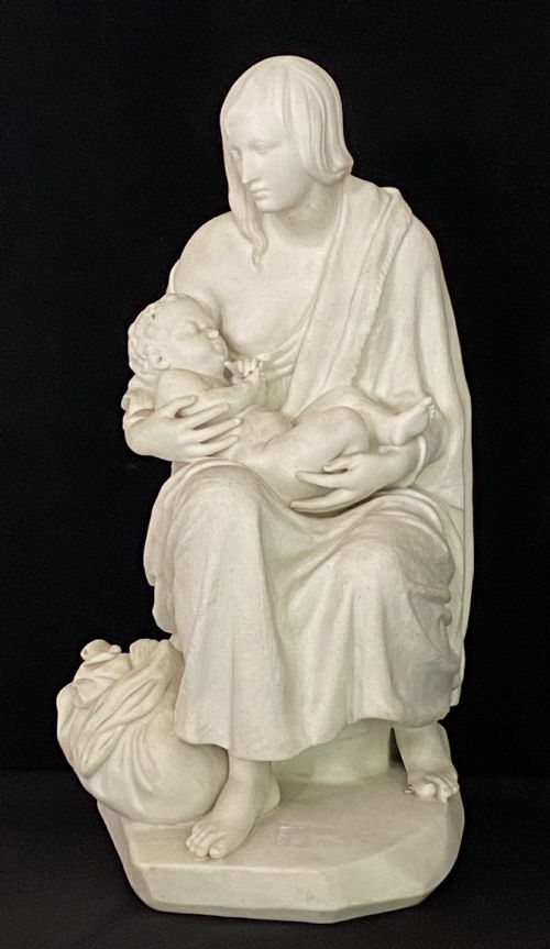 Minton Parian Ware Figural Group. 19th Century