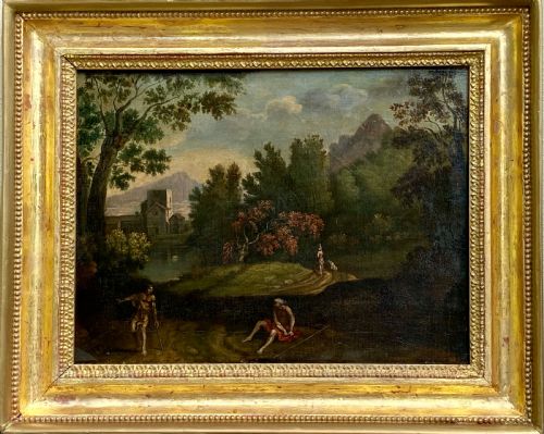 Oil on Canvas 17th Century Attributed to Jon Franz Van Bloeman
