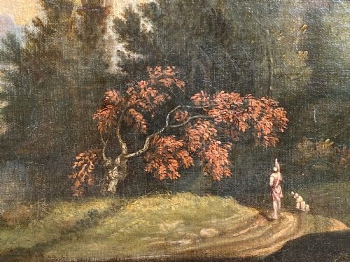 fig 3. Oil on Canvas 17th Century Attributed to Jon Franz van Bloeman