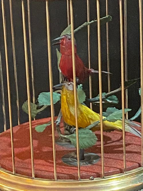 fig 1. Singing Birds in Brass Cage Automaton by Karl Griesbaum,