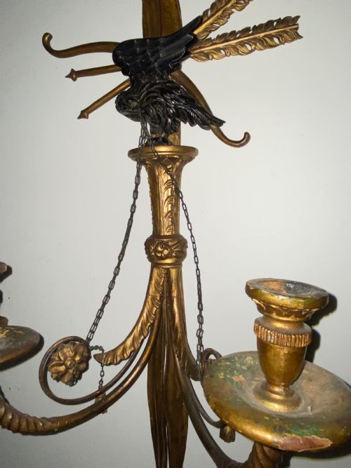 fig 1. Regency Giltwood Wall Sconces