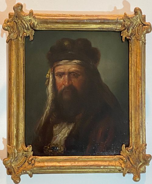 fig 2. After Rembrandt, A Pair of early 18th Century Oil Portraits