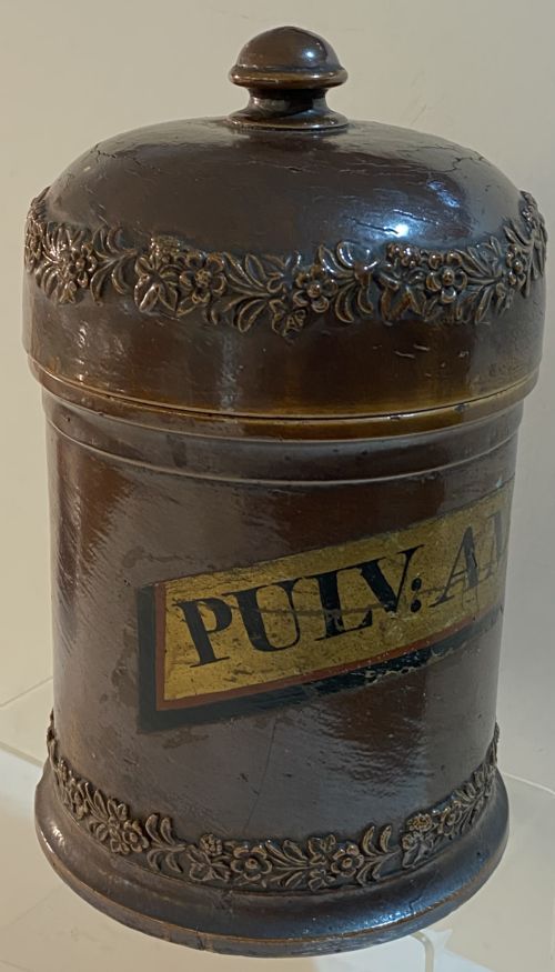 APOTHECARY JAR MID 19TH CENTURY - ADDITIONAL PHOTO 1