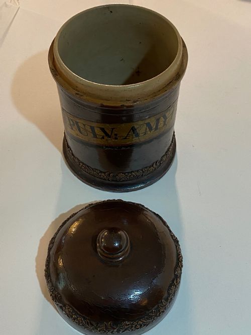 APOTHECARY JAR MID 19TH CENTURY - ADDITIONAL PHOTO 6