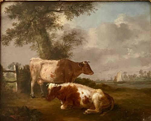 fig 1. Pair of Late Georgian Oils by George Vincent (1796-1831)