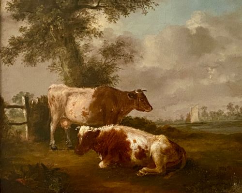 fig 2. Pair of Late Georgian Oils by George Vincent (1796-1831)