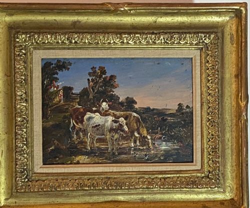 fig 1. Late Georgian Oil on Panel Attributed to JAMES WARD (1769-1859)