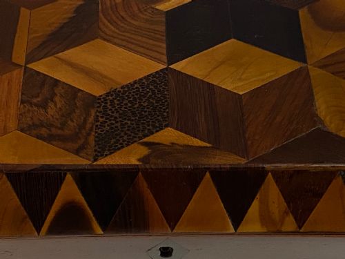 REGENCY PARQUETRY INLAID GAMES BOX - ADDITIONAL PHOTO 13