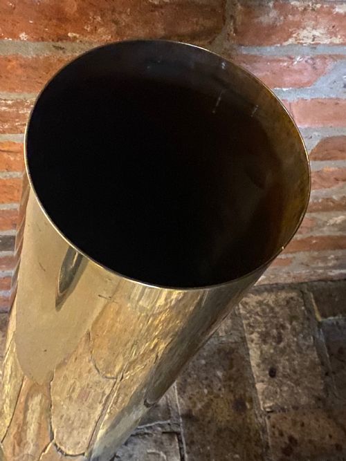 fig 1. WW1 German Brass Shell Case dated 1918