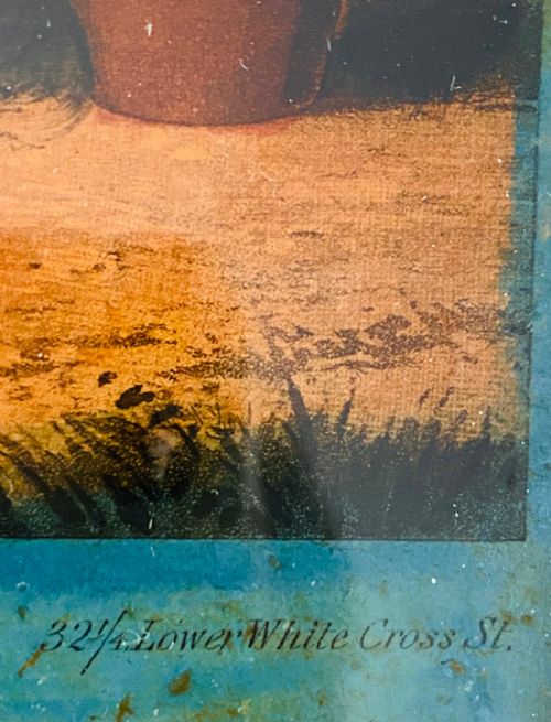REVERSE PAINTING ON GLASS OF THE WOMAN OF SAMARIA - ADDITIONAL PHOTO 5