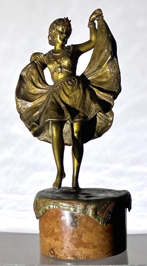 Bronze by Franz Bergman (1861-1936)  the Exotic Dancer
