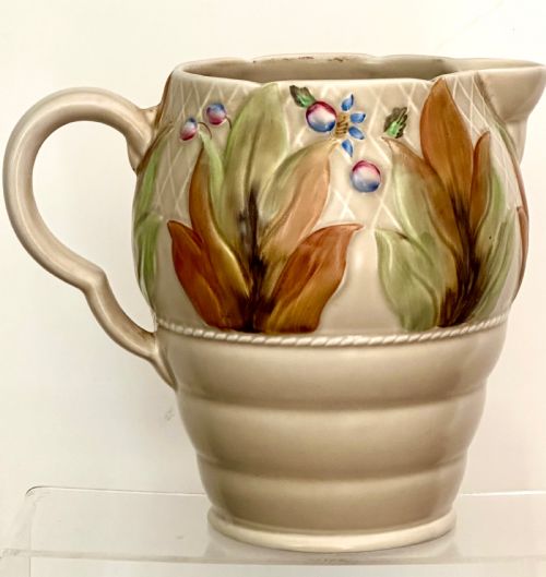 Clarice Cliff "Celedon"  Jug of Large Proportion