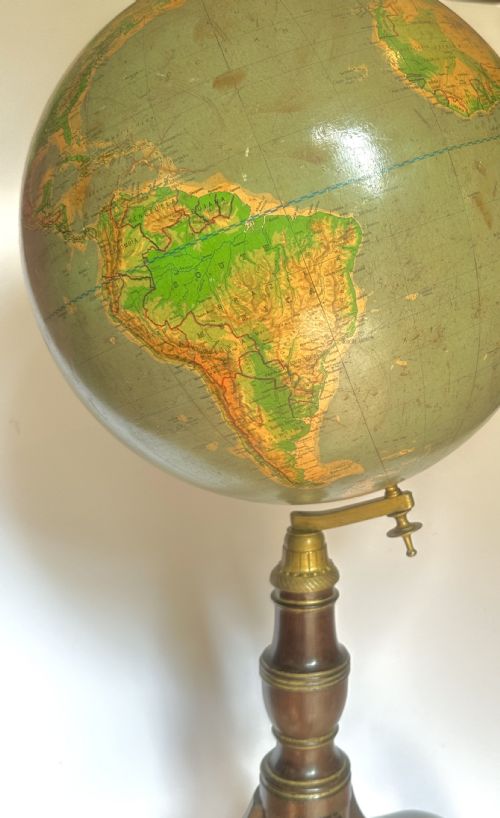 fig 1. Regency Globe Stand with Later Globe