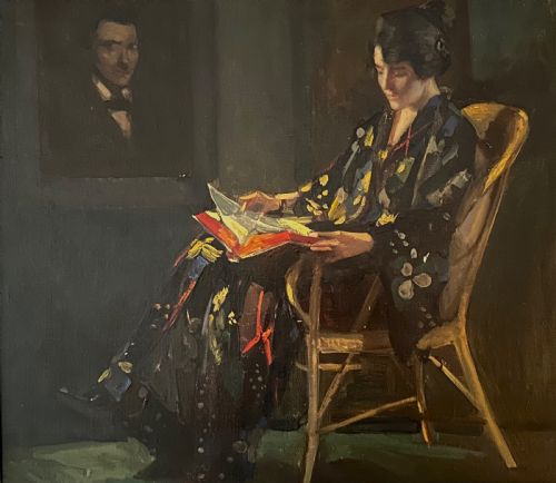 Oil on Board by John Henry Amschewitz (1882-1942)