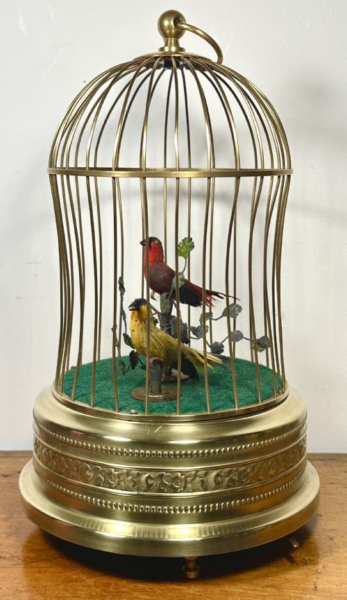 Swiss  Singing Birds in Cage Automaton