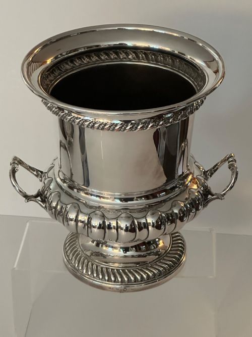 Silver Plated Wine Cooler by Barker Ellis